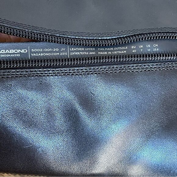 LIKE NEW Vagabond Hedda Black Heeled Boots size 40 / 10 - Picture 10 of 11